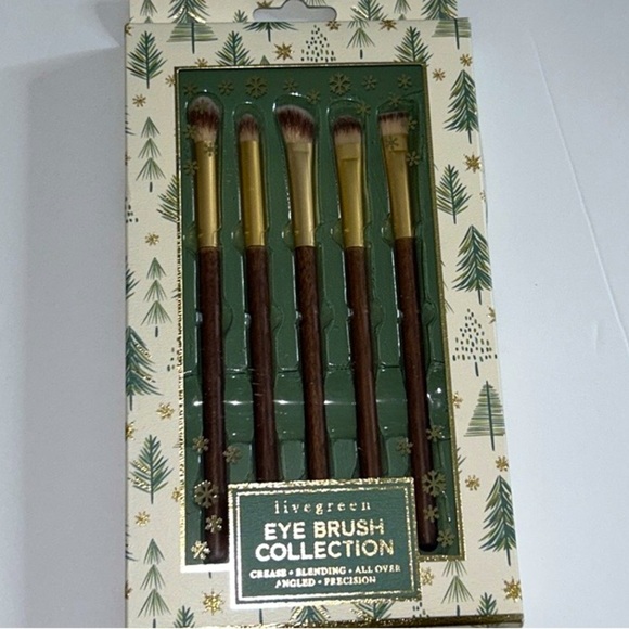 Livegreen Eye Brush Collection | Crease‎ • Blending• All Over •Angled •Precision - Picture 3 of 12